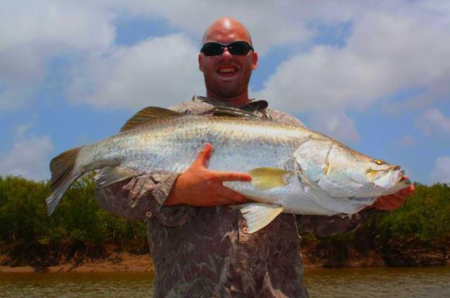 another of my new PB 104cm barra, report to follow