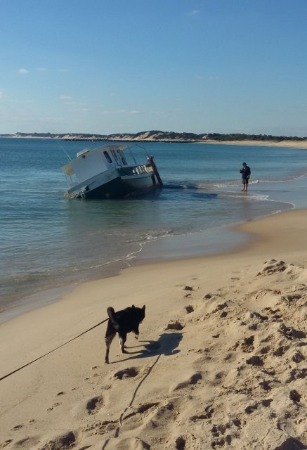 bunbury boat ashore 2 bunbury boat ashore 2
