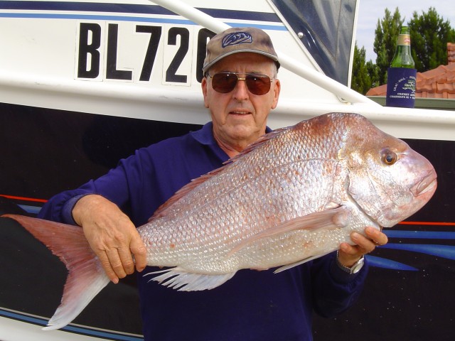 Dad with a Big Snapper