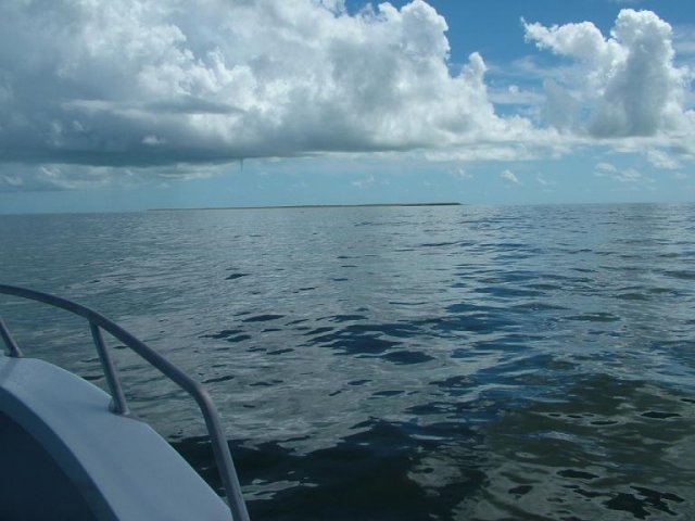 Twister/water spout forming near Turtle Island