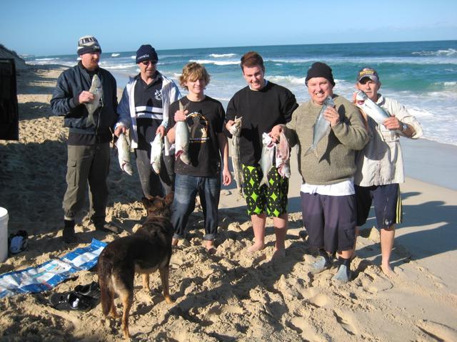 Good day out for the innaugural Fishwrecked Young Guns versus Old Farts Tailor Tournament