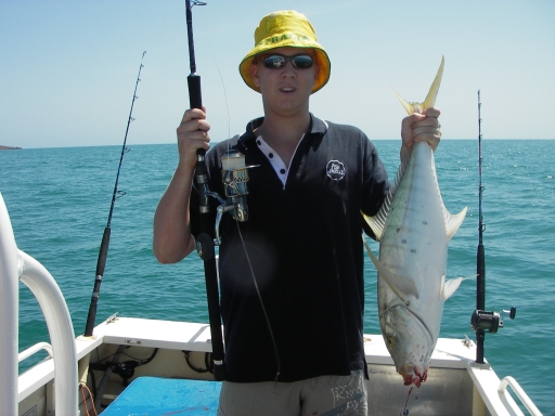 My first fish on jig off Karratha