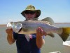 Brad's first barra for the day