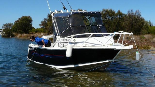 SS MacAttack taking awell earned break from deep sea fishing