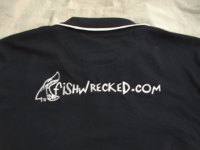 Back of the fishwrecked shirt