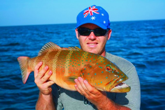 first fish of the trip, inside three minutes with the lures out, released